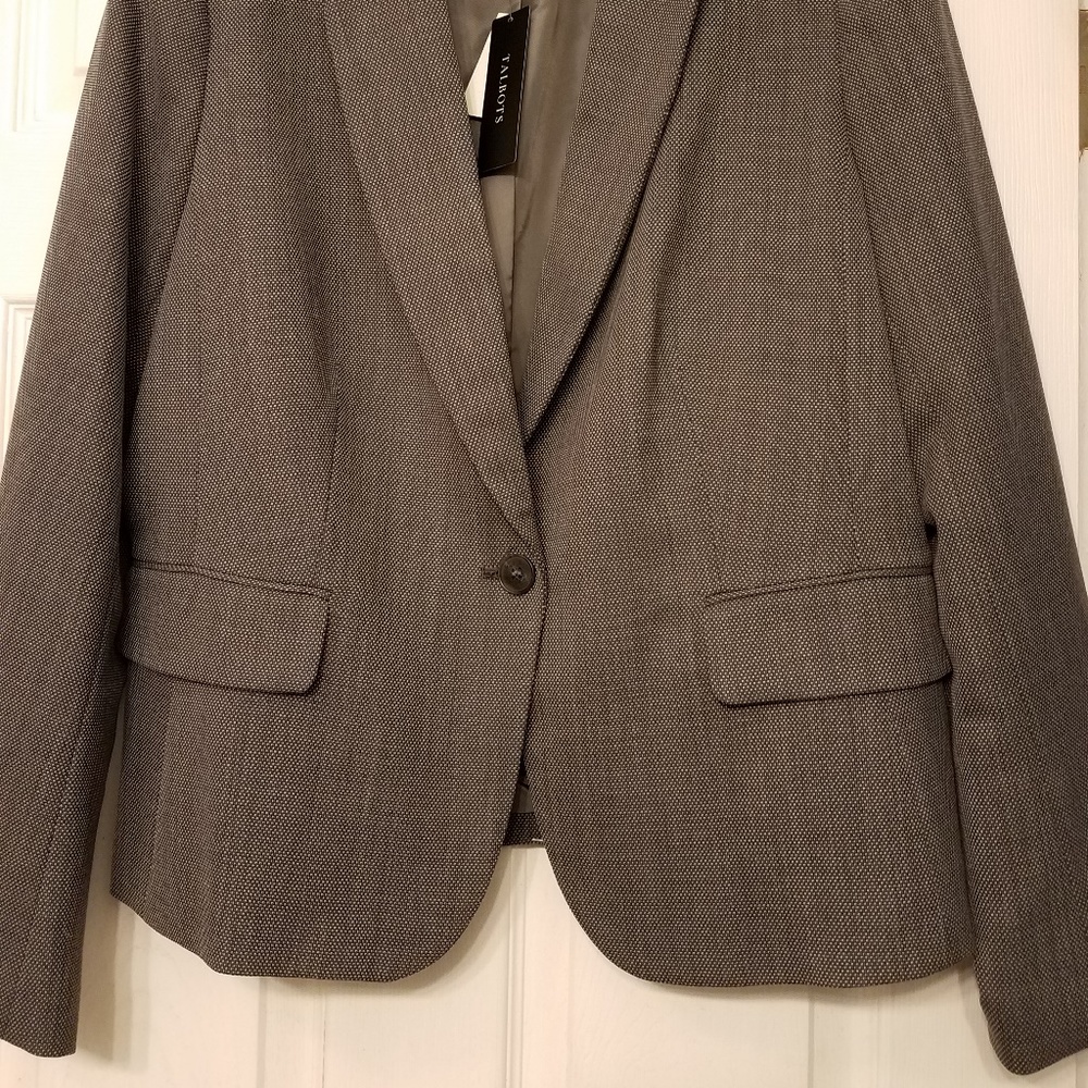 Talbots Perfect Gray Lightweight Jacket - Picture 5 of 8